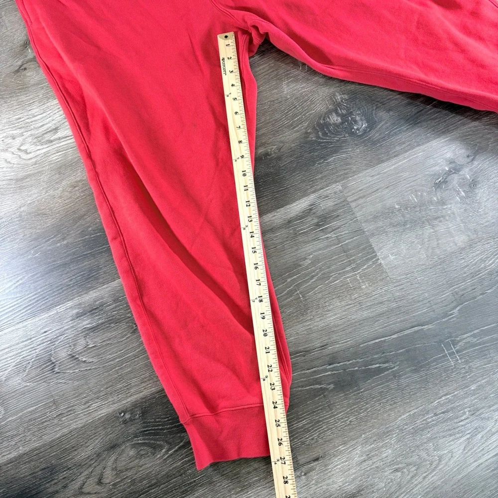 Nike Men's Club Joggers Red‎ Size XXL Nike Swoosh Embroidered *READ*
